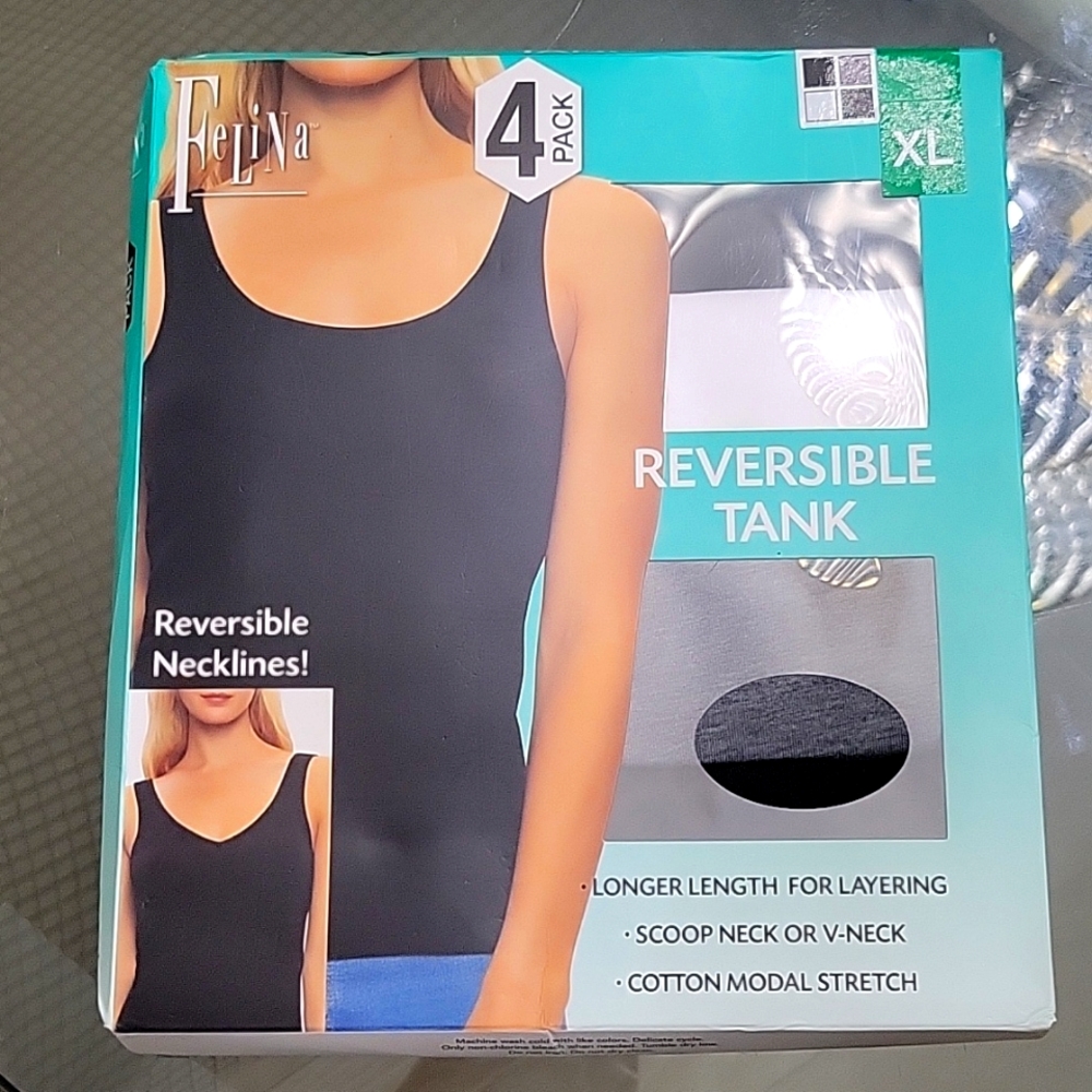 Felina reversible Tank Tops womans xl